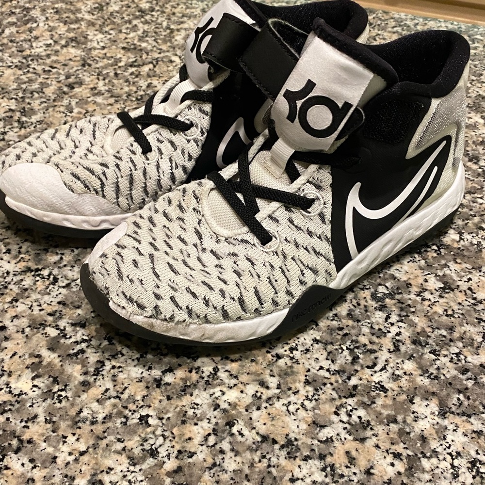 Nike KD Kids Shoes - Black and White